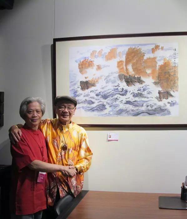 湖州市艺术家赵文聪刘祖鹏钟莉参加国际美术邀请展