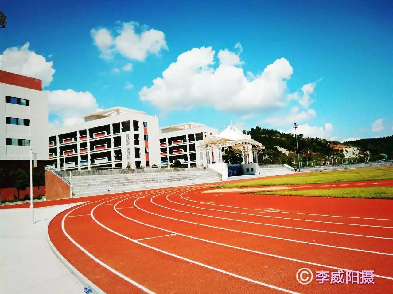 五华县高级中学全景图片