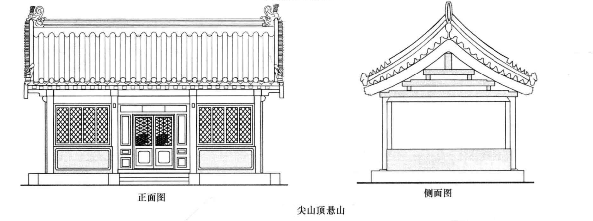 悬山顶立面图片