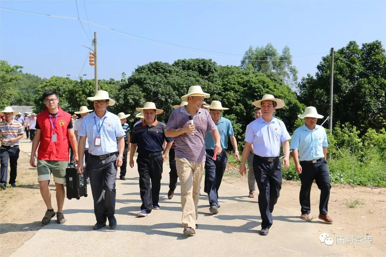 陸河召開貧困村創建社會主義新農村示範村暨發展鄉村旅遊現場推進會