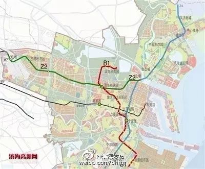 z2线则串连了天津市区与滨海新区之间海河以北地区的重要生活区和产业