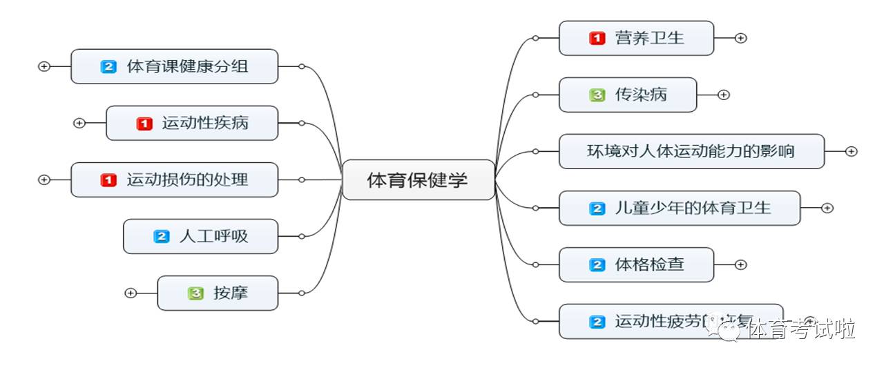 体育保健学思维导图