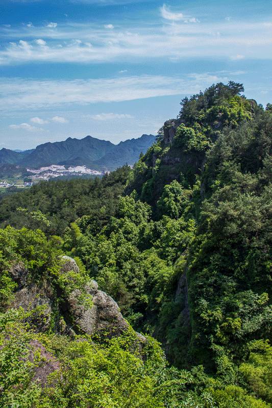 天台山天湖风景区图片