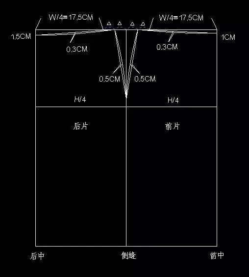 直筒裙的原型制版教程,零基础的你也能学!