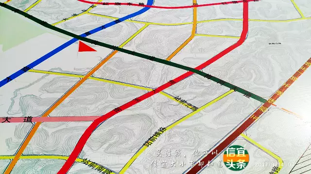 信宜梅岗大道规划图图片