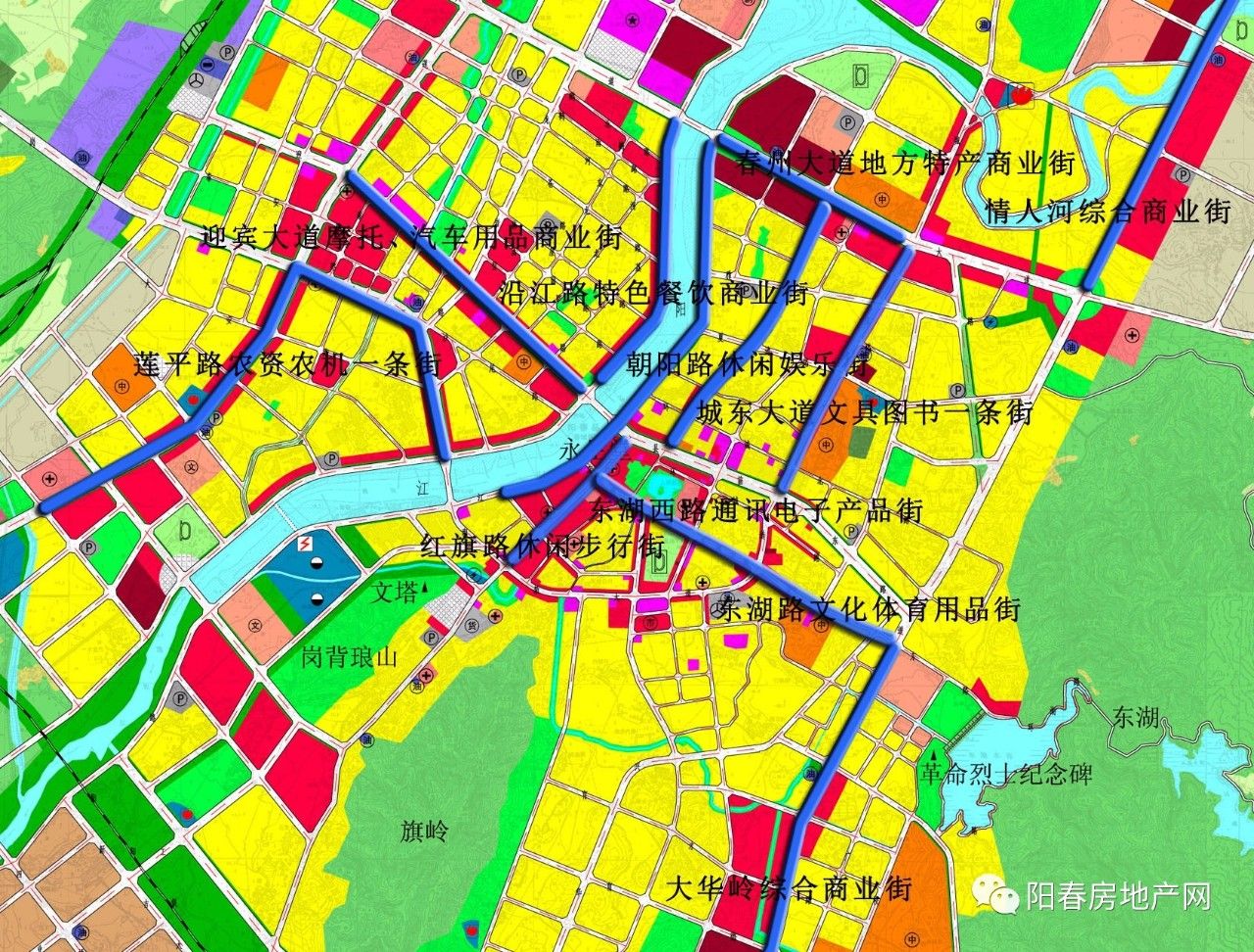 阳春市领美广场规划图片