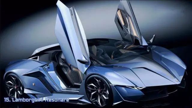 paul design 設計的蘭博基尼 lamborghini resonare 概念車.