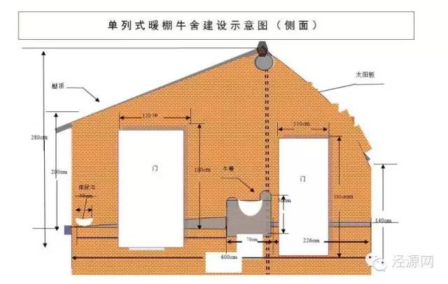 牛圈怎么建设好农村图片