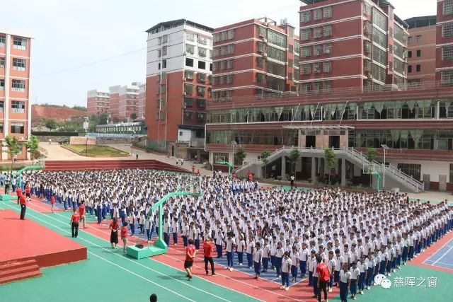 为文明耒阳增色给慈晖校园添美慈晖学校高中文化部参加耒阳市环境综合