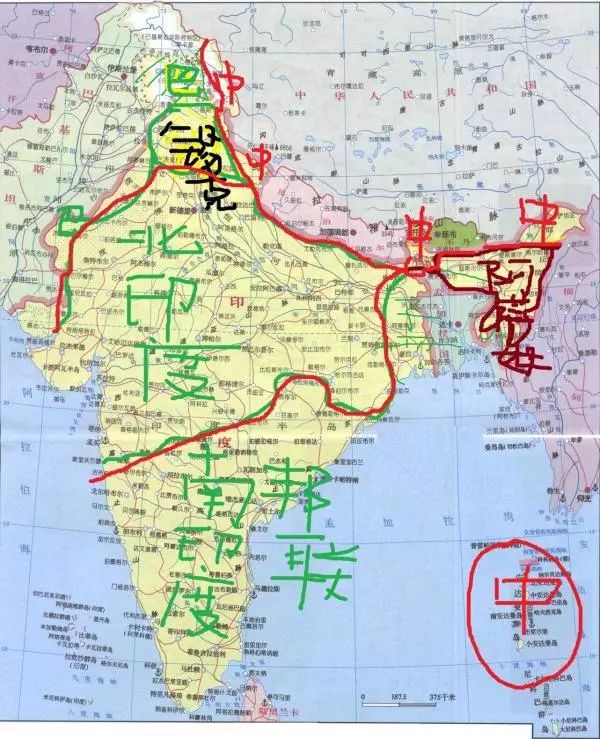 如果印度解体了会分裂成多少个国家