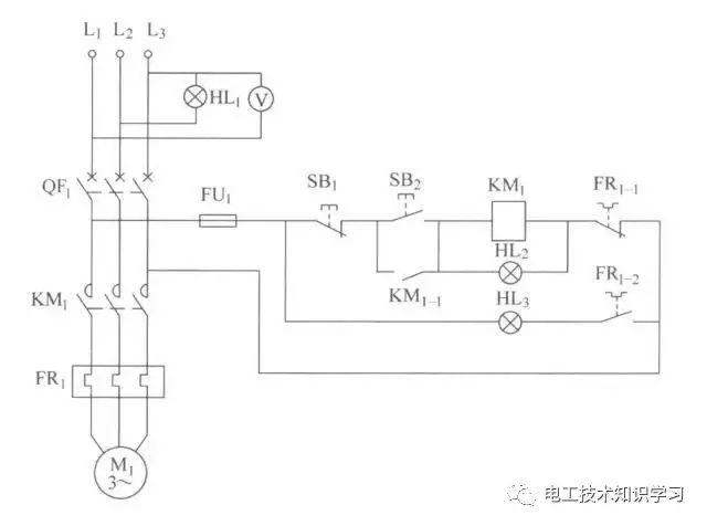 電動機電氣控制機櫃照明電路接線圖非常值得收藏電工技術知識學習乾貨