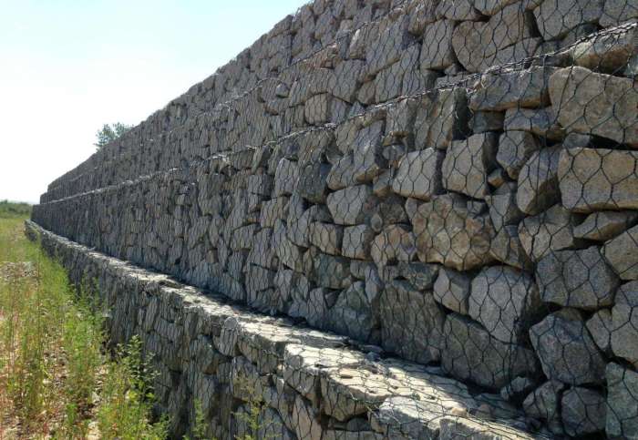 石笼网填充石料就可以应用了,主要应用于河道防护,护坡防护等