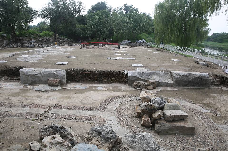 遠瀛觀遺址九州清晏遺址目前正在展出的100餘件出土文物,是圓明園近年