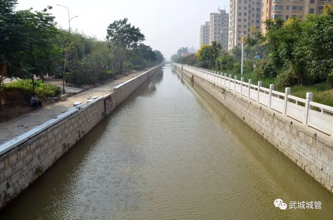 武城青龍河公園升級改造進行中.