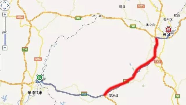 景婺黄高速线路图图片