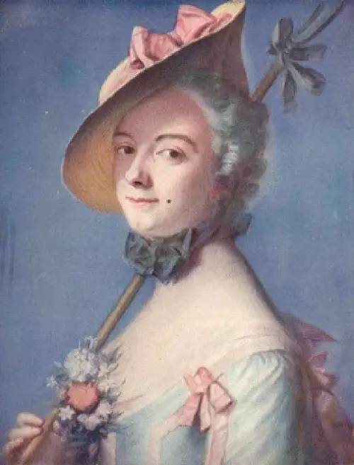 夫人化身青春女神赫柏 charles andre van loo 1754年蓬巴杜對美的