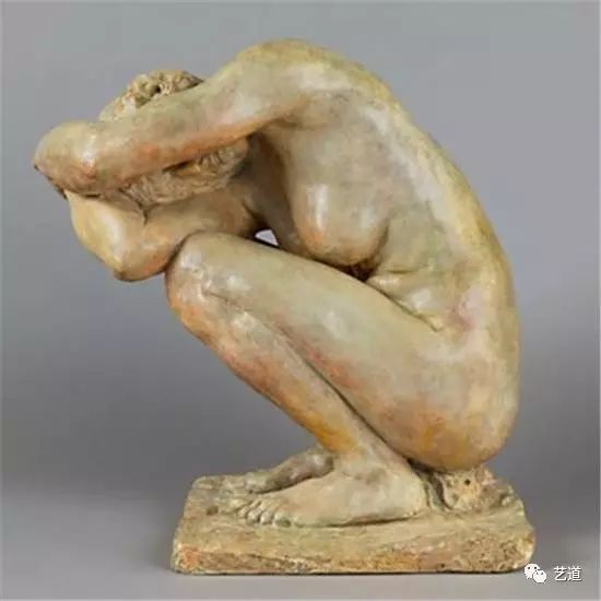 蹲下的婦女,1884-1885卡米耶克洛岱爾羅丹和卡米耶在一起生活和工作了