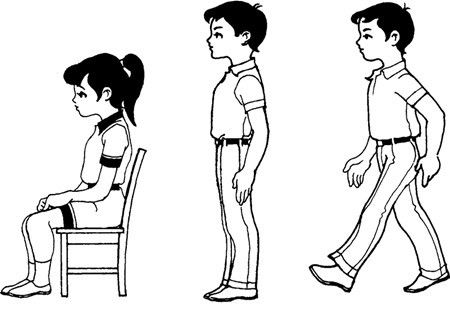让孩子学习正确的坐立行姿势别给身体添压力书包单双肩也有讲究哦