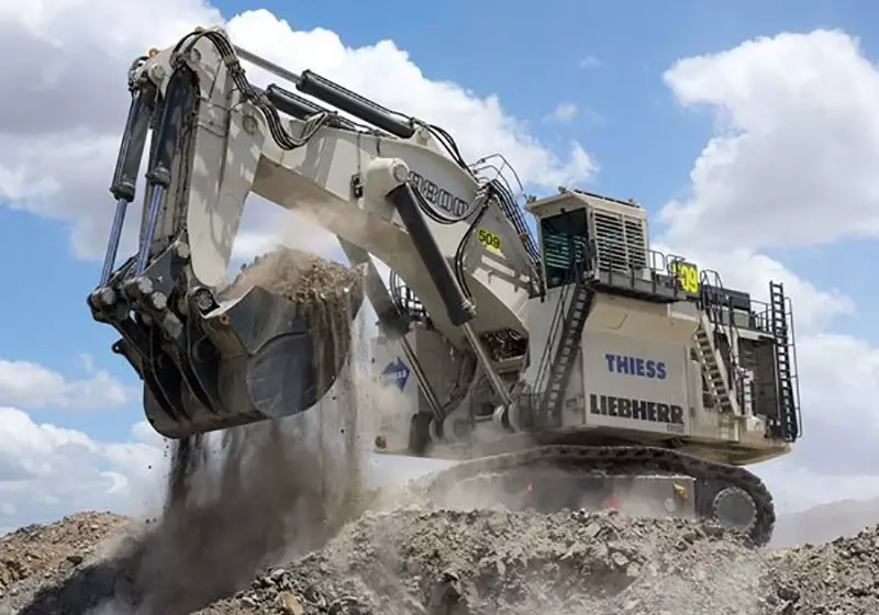 no.8 利勃海爾liebherr r9800 挖掘機