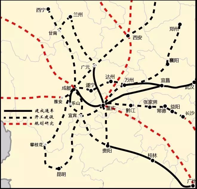 地緣格局下的8個米字型高鐵城誰最具有發展潛力下篇