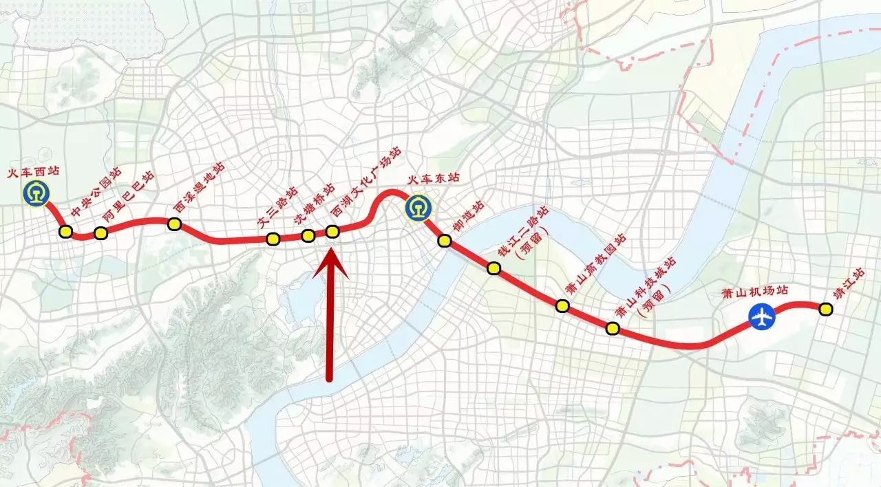 激动!杭州将有一条中轴交通快线,穿越杭城时间50分钟不到!