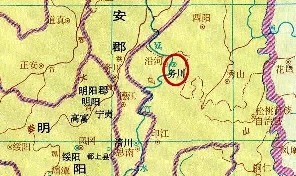 务川地理位置图片