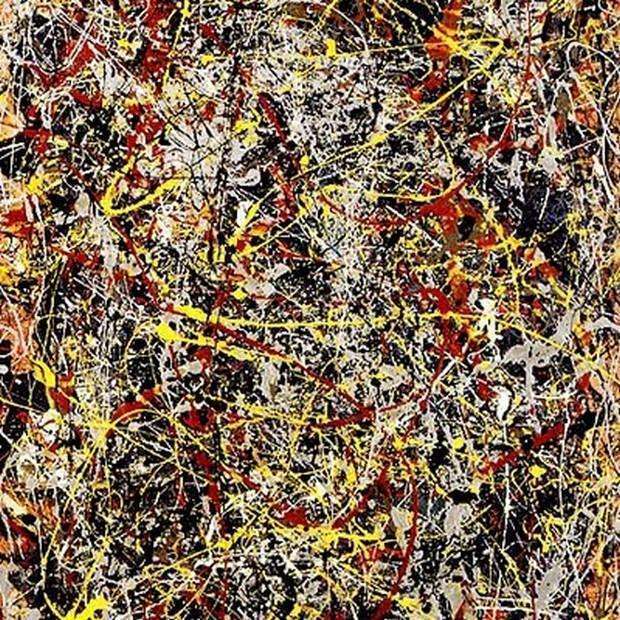 5 1948(jackson pollock,杰克逊·波洛克是美国行动绘画艺术的