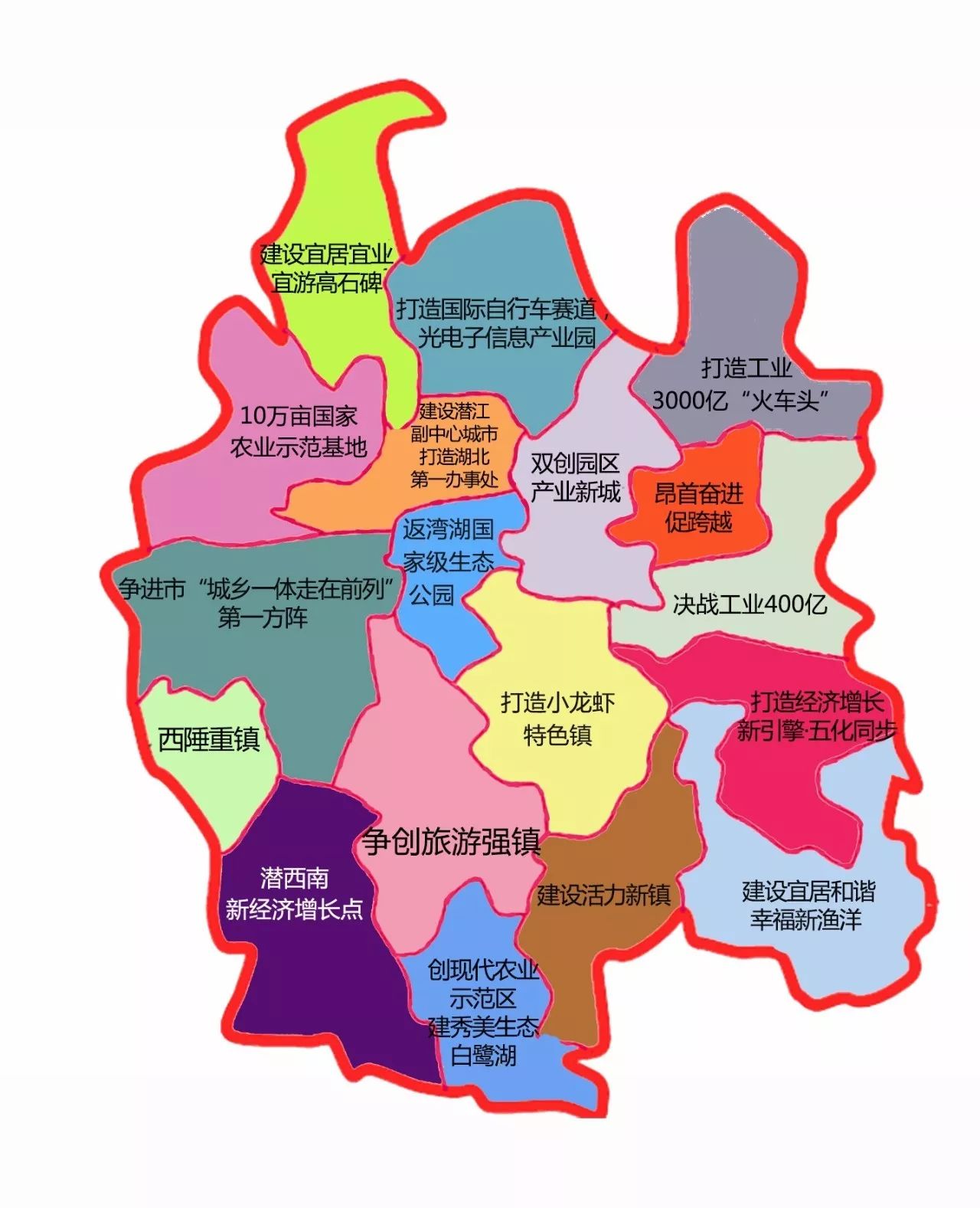 潜江市张金镇地图图片