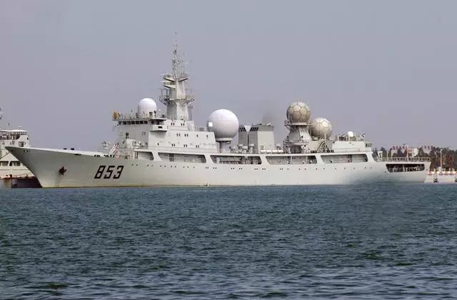 中国海军电子侦察船图片