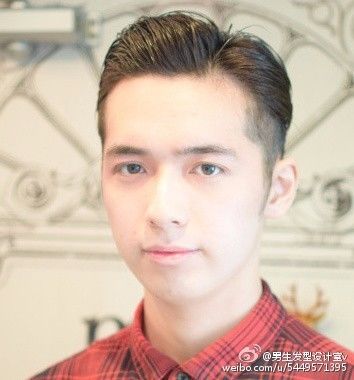 教你怎么吹蓬松式的男生37分背头发型