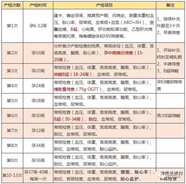 美国做代孕产子的公司 孕期检查时间表 