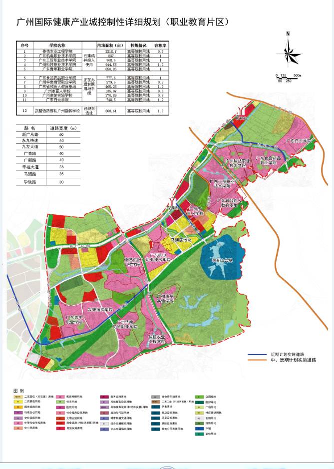 白云学院落户钟落潭高职园区2021年全面建成附已落户高校名单