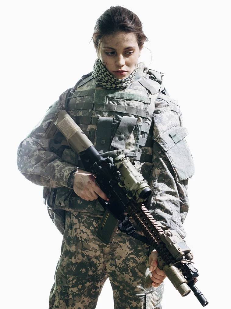 美国女兵风采图片