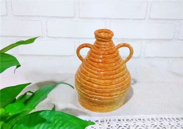 泥条盘筑作品 花瓶图片