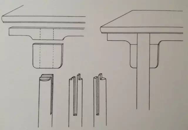 凳子榫卯结构图图片