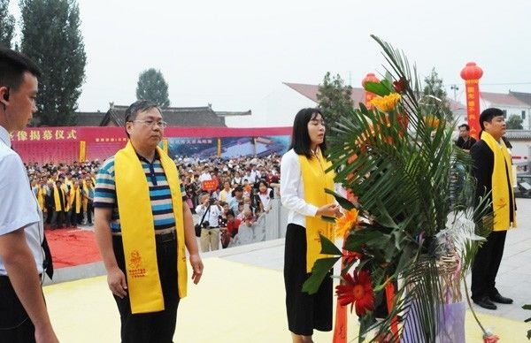 济源市思礼镇党委书记陈瑞忠致辞济源孔子后裔孔东征支持祭祀活动