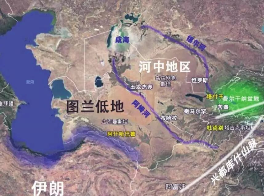 中亚国家首都为什么离国境如此近和一带一路又有什么关系