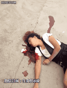 女孩当街被杀图片