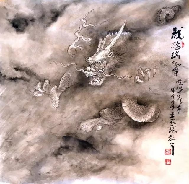 中国梦中国龙汪晓彬水墨龙画展9月30日桐城美术馆开幕