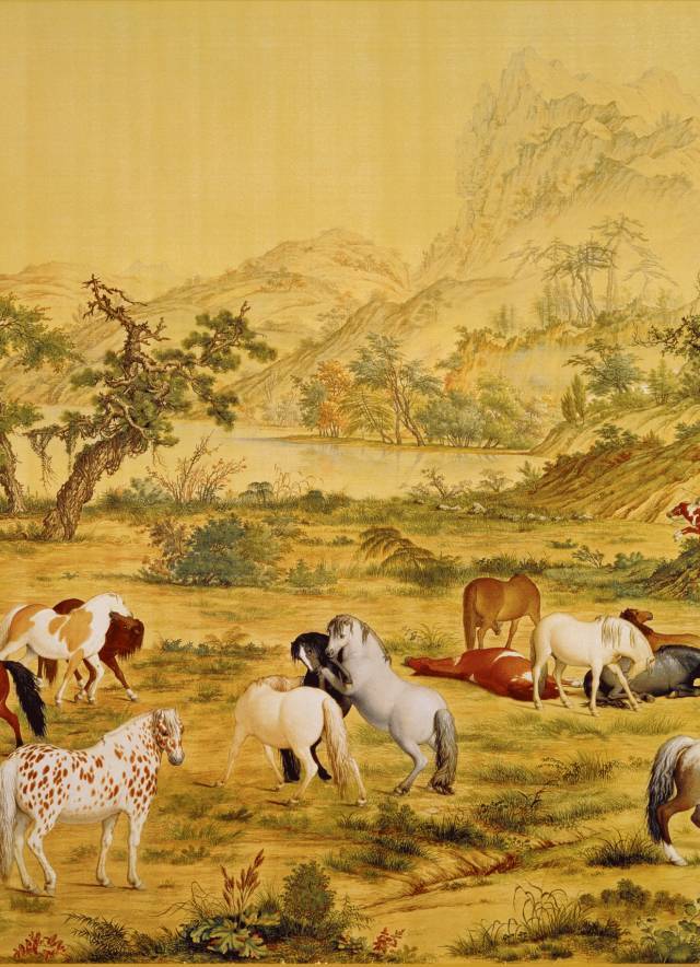 据说这幅传世名画百骏图画了100匹姿态各异的马