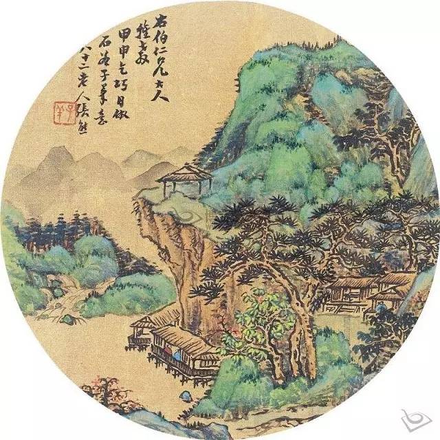 海派寫意山水作品玉雕素材