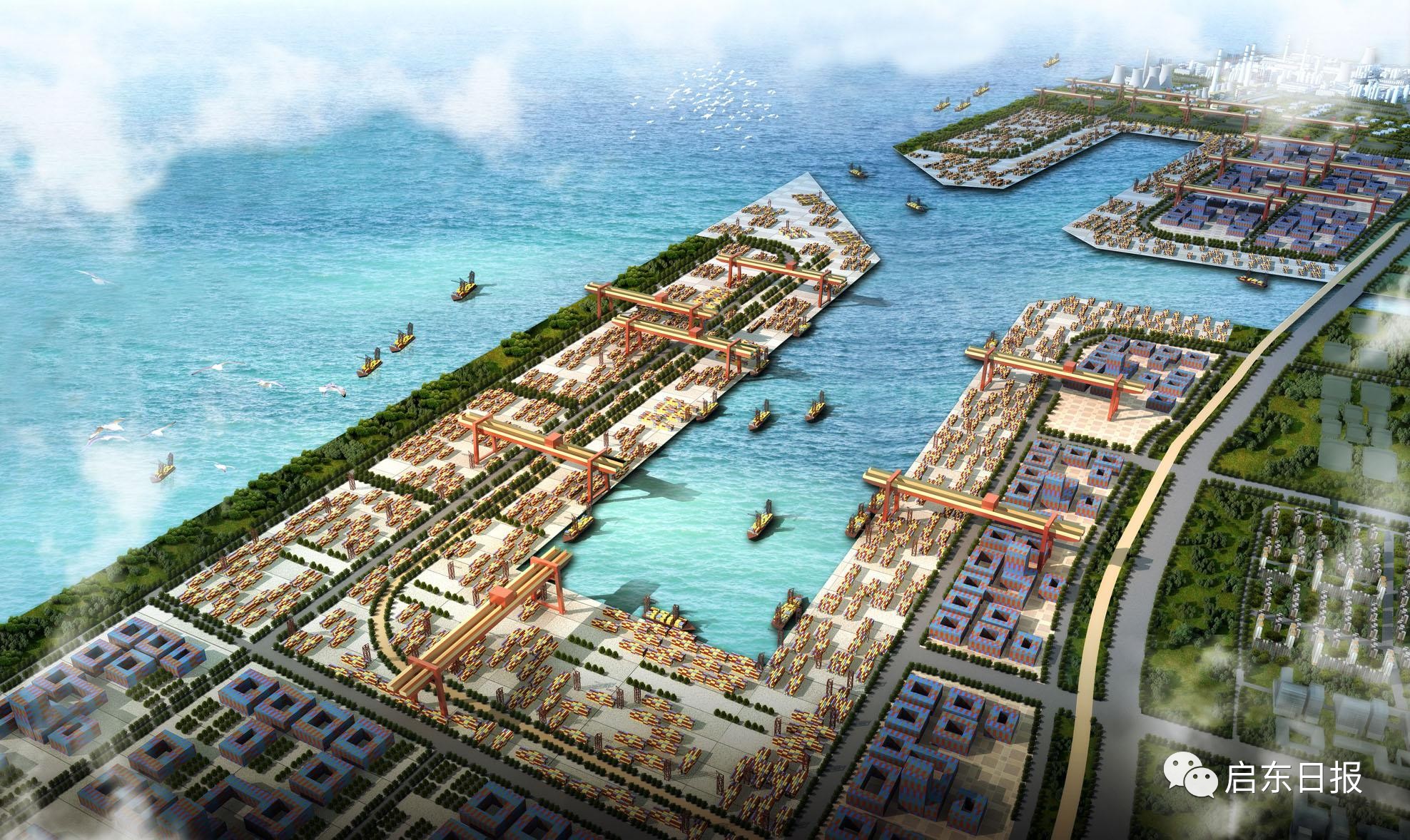 吕四港城市规划图图片