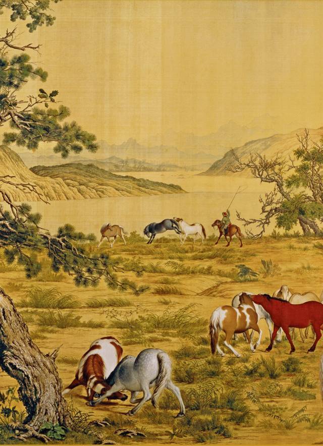 据说这幅传世名画百骏图画了100匹姿态各异的马