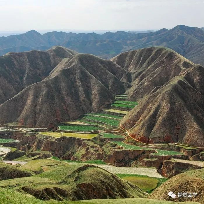 黄土高原塬梁峁川图片图片