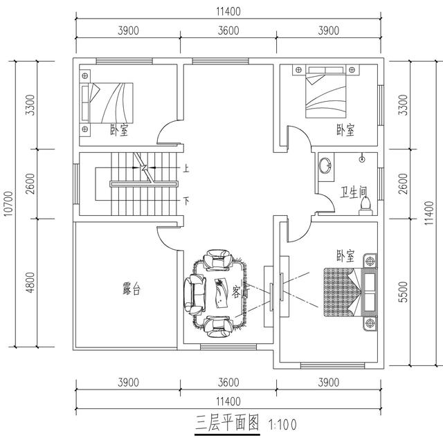 正方形房屋户型设计图图片