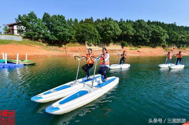 株洲又新增一個水上樂園在湖面遊玩不受季節影響