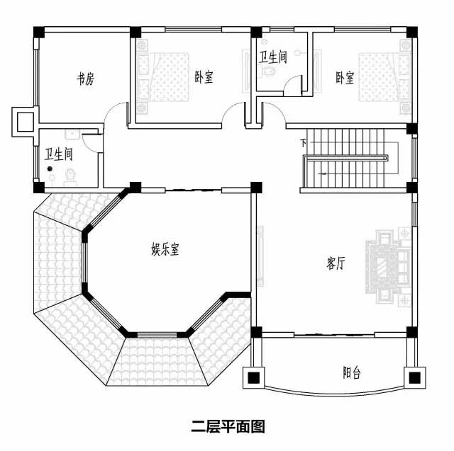 150平带堂屋二层小别墅,主体35万,亲戚羡慕,邻居眼红