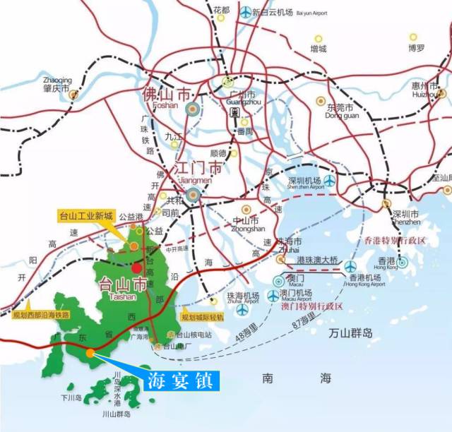 台山市三八镇地图图片