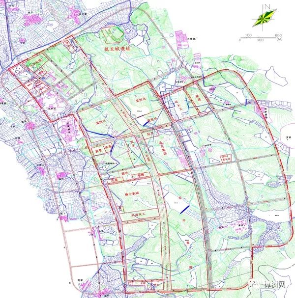樟树新城区的规划图图片