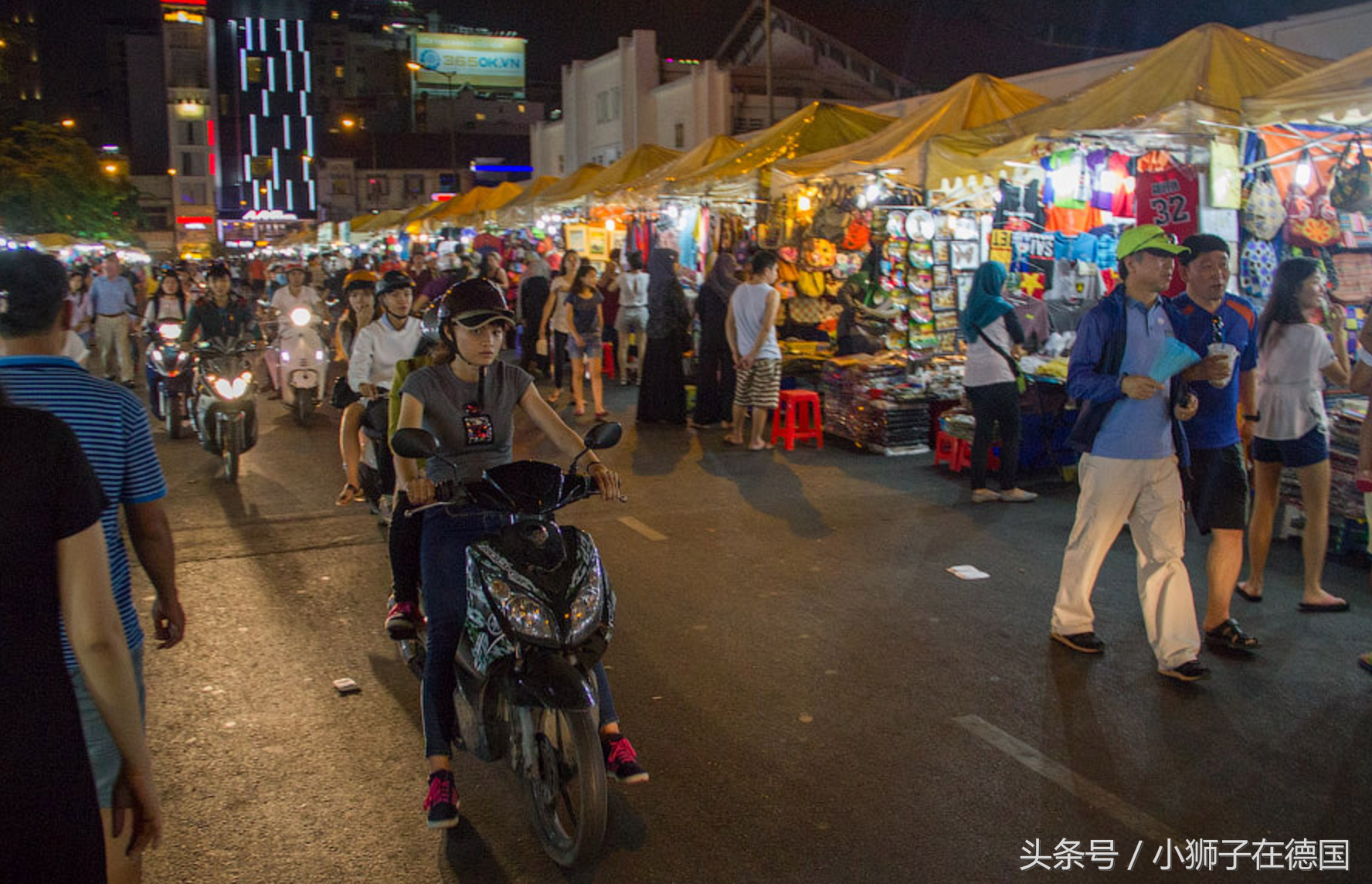 大多数白天逛街一毛不拔的越南人,在夜晚买东西是非常愿意一掷千金